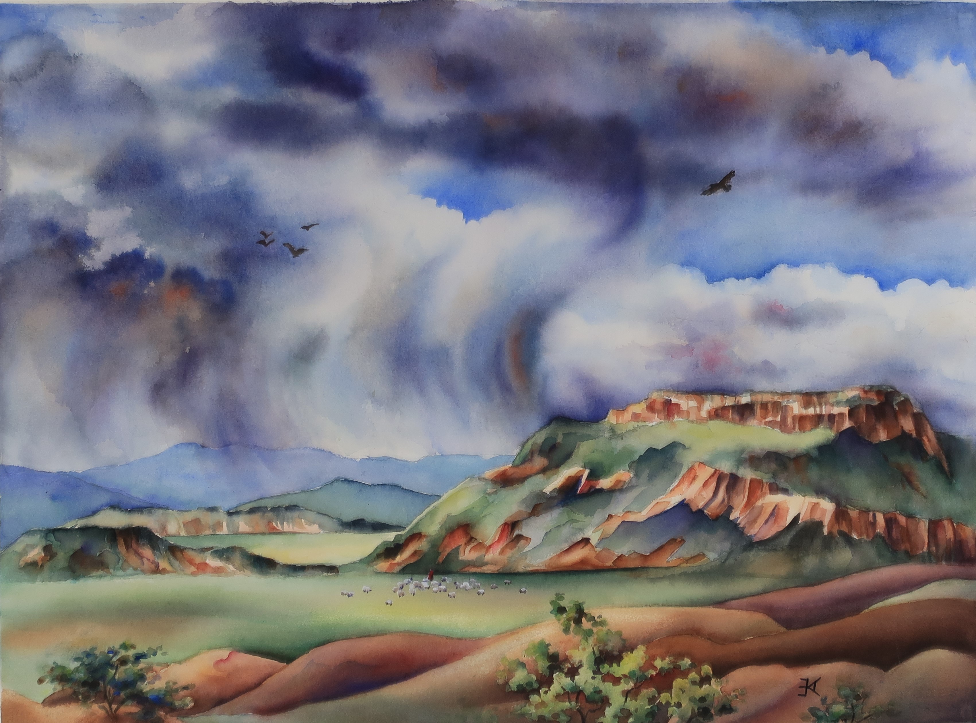 Ghost Ranch, New Mexico painting
